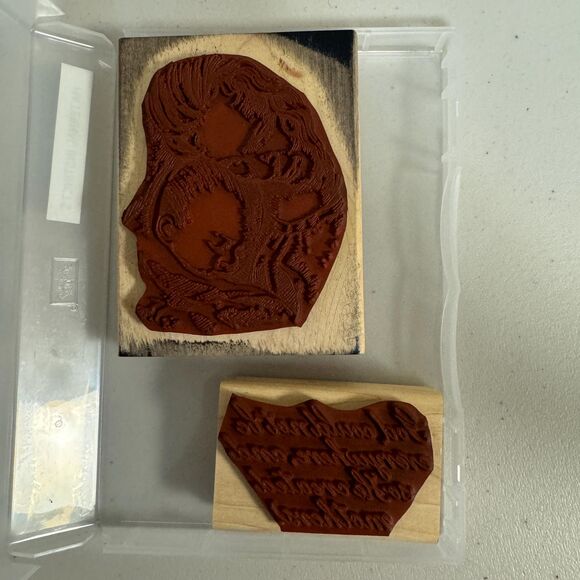 Stampin Up! Maternal Instincts Rubber Set Mothers Day Baby Announcement Card Art - Picture 3 of 6